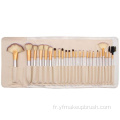 Brosse de maquillage professionnel Ensemble 24pcs logo personnalisé